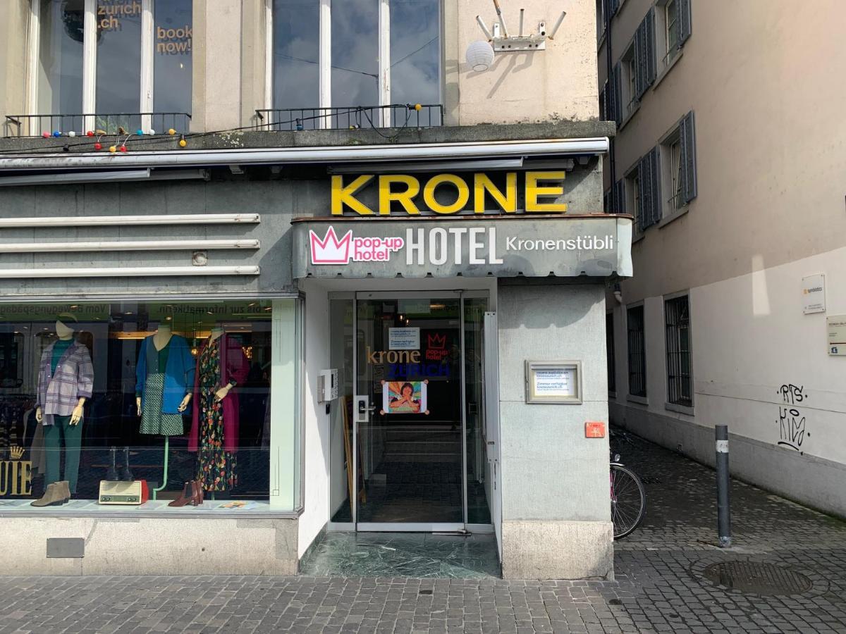 Pop Up Hotel Krone Zuerich Exteriér fotografie